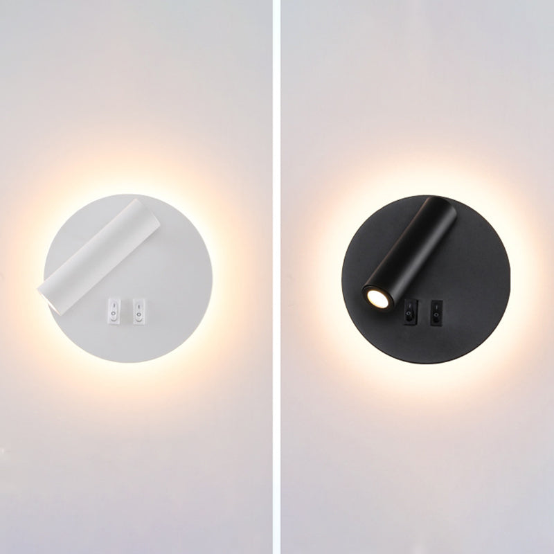 Lampada a 2 luci in metallo a parete moderna moderna geometrica