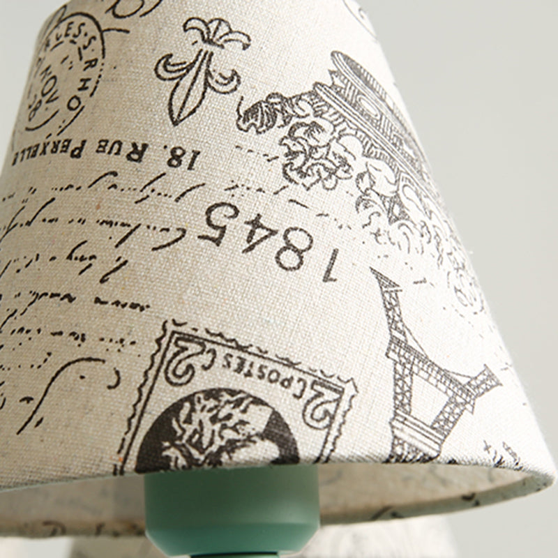 Modern Style Green Ceiling Chandelier Swooping Arm Metal 5-Lights Pendant Lighting Fixtures