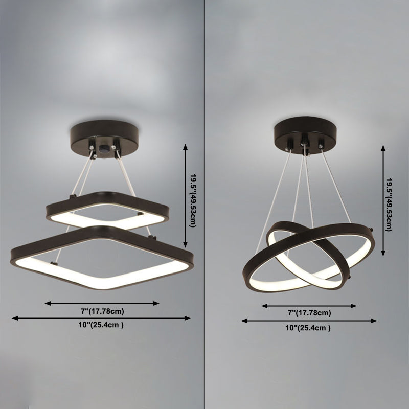 Luce Luce Lumo moderno a LED LED LEDELIE LEDALILE PER BALCONY CORRIDOR