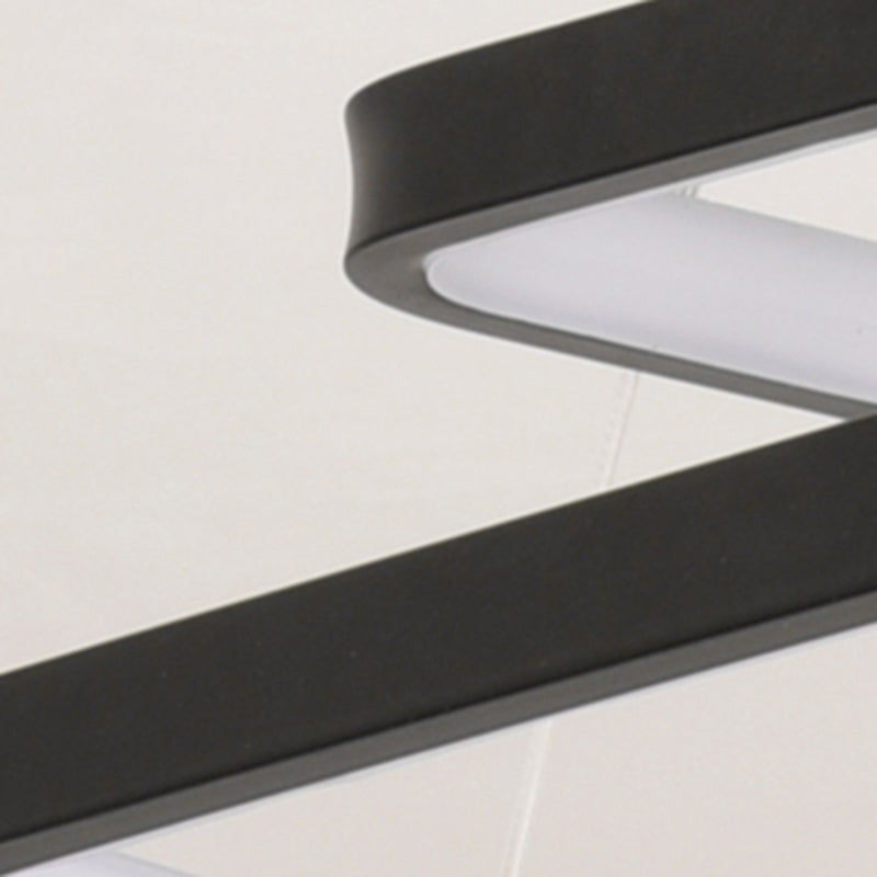 Lichte luxe eenvoudige moderne stijl led hangsel kroonluchter licht voor gangbalkon