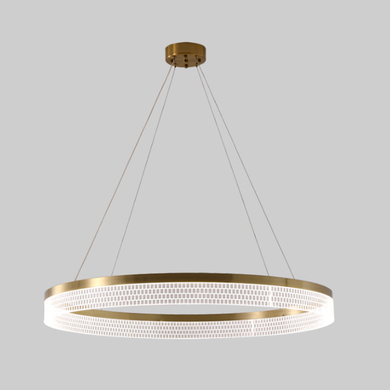 Minimalismus europäischer leichter Luxusstil LED Hanging Hängende Licht für Wohnzimmer Esszimmer Schlafzimmer