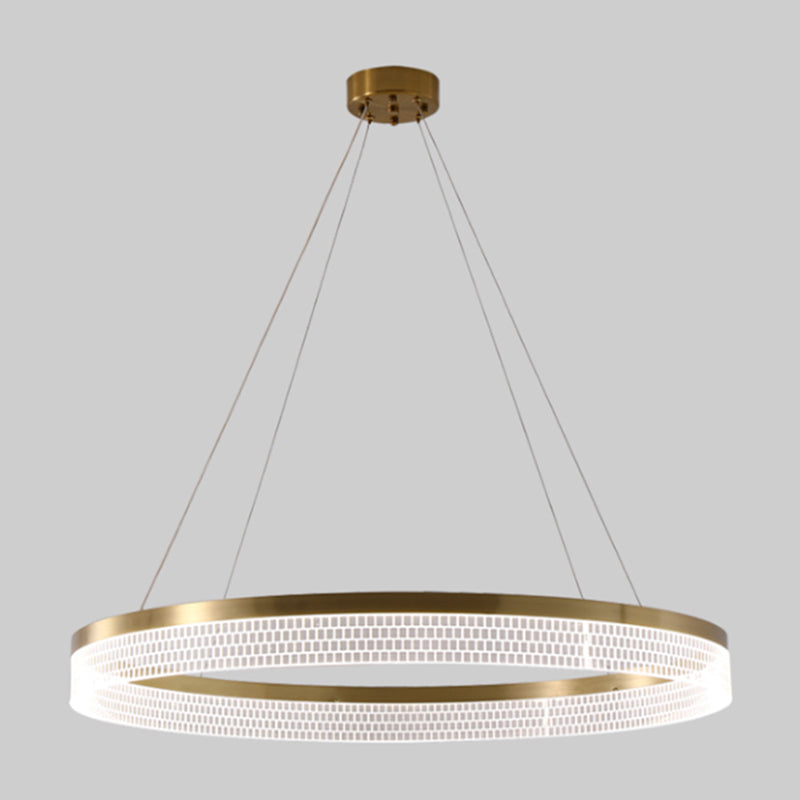 Minimalismus europäischer leichter Luxusstil LED Hanging Hängende Licht für Wohnzimmer Esszimmer Schlafzimmer