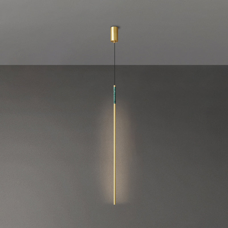 Pendre de style simple moderne Cuivre 1 éclairage léger pour le chevet ou salon