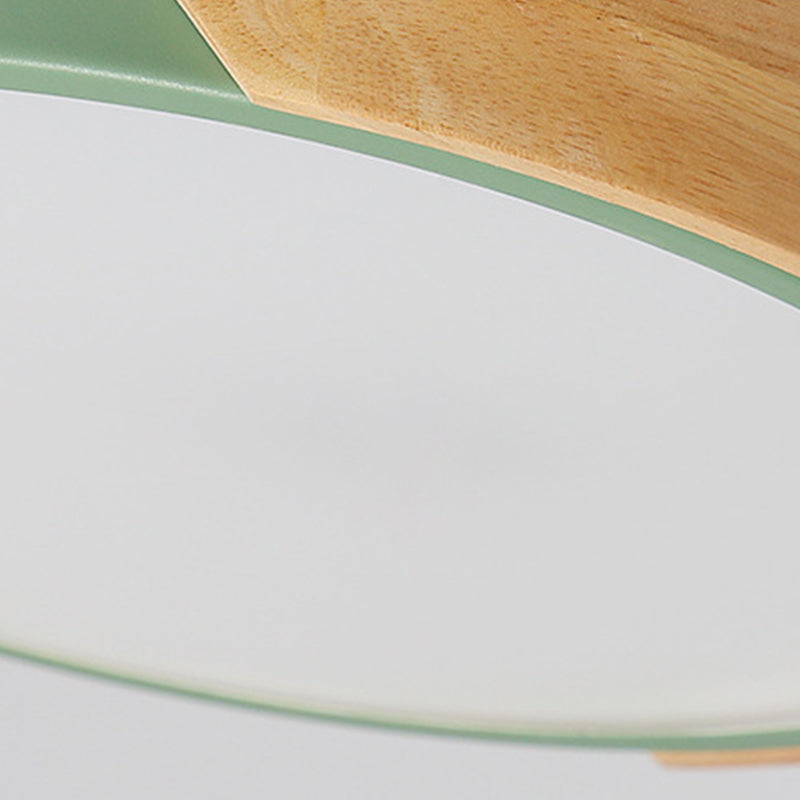 Luz de techo de color de la Sala de estar macron marco metálico luz de techo LED