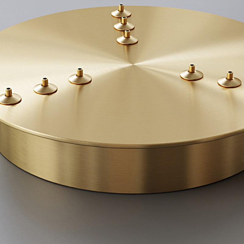 Multi-tier kroonluchter lamp Moderne ring kroonluchter verlichtingsarmaturen met witte acrylschaduw