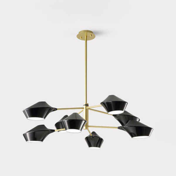 8 Hoofd Postmodern Special Chandelier Light Warmtures Restaurant Hangende kroonluchter voor zitkamer