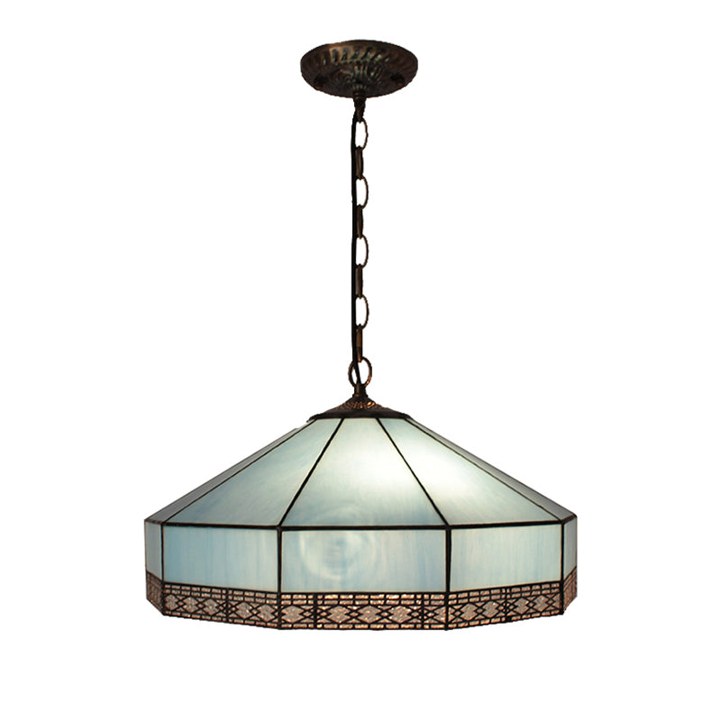Buntglas Schmetterling Anhängerlampe 5 Lichter Tiffany -Stil Kronleuchter für Restaurant