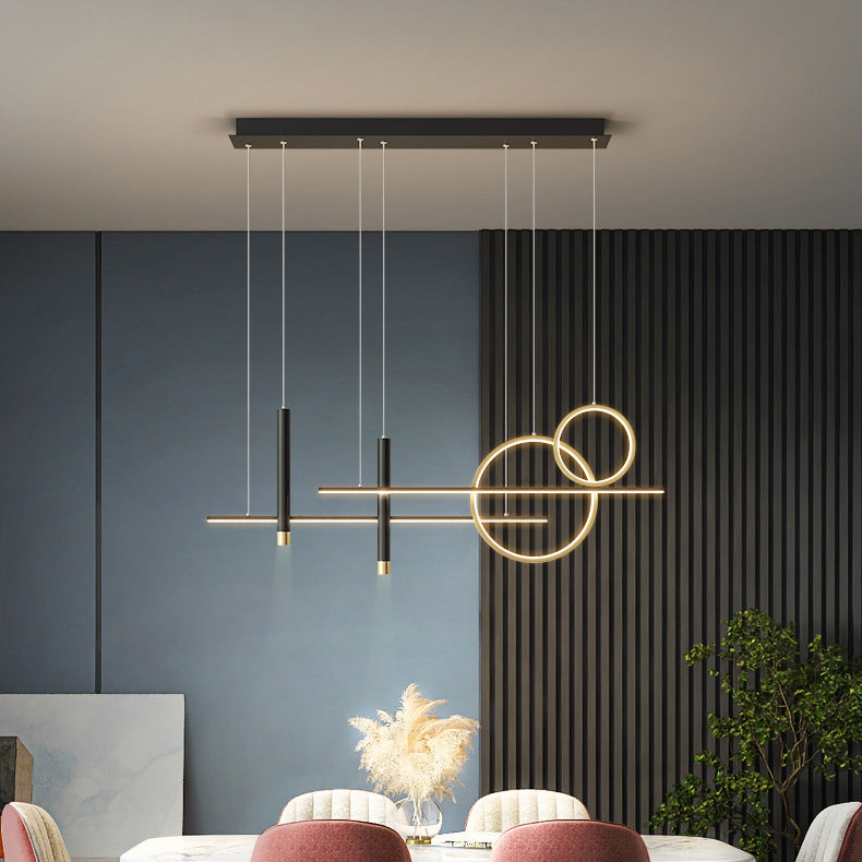 Modern hangend plafondlicht met buslicht voor eetkamer restaurant