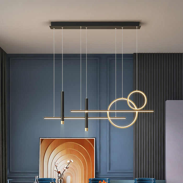 Modern hangend plafondlicht met buslicht voor eetkamer restaurant