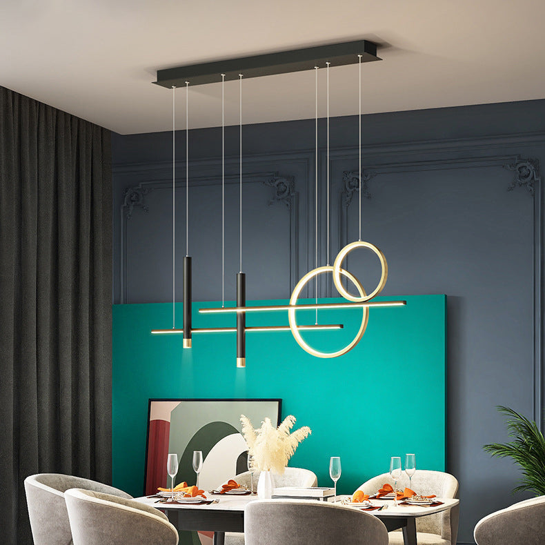 Modern hangend plafondlicht met buslicht voor eetkamer restaurant