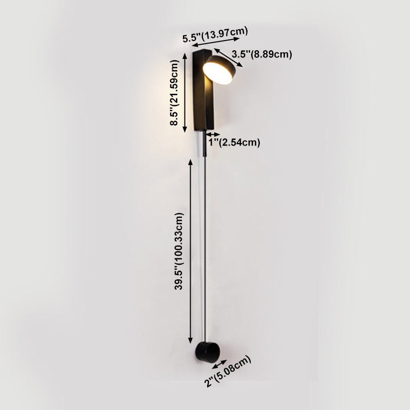 Lampada con applique a parete con montaggio a filo metallico moderno lampada scontata in nero/oro/bianco