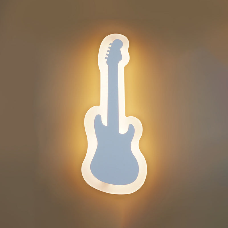 Metalen SCONCE LICHT CARToon -vormige wandbevestiging Lichtbeveiliging voor slaapkamerfoyer