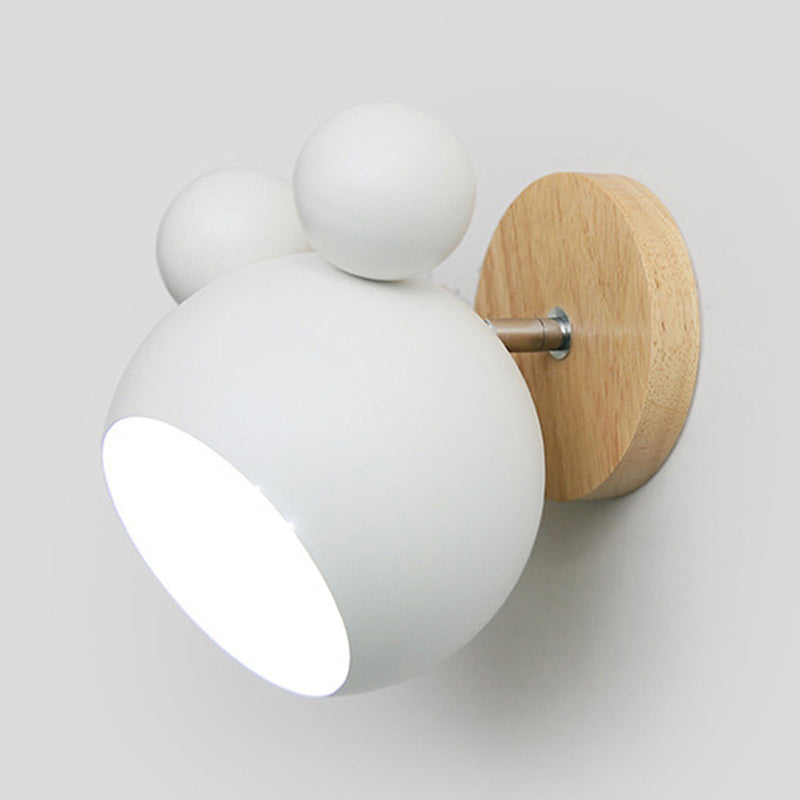 Estilo moderno Diclas de pared Nórdica Nórdica Malas de la cabeza en forma de mouse en forma de mouse para la cabeza para la cama