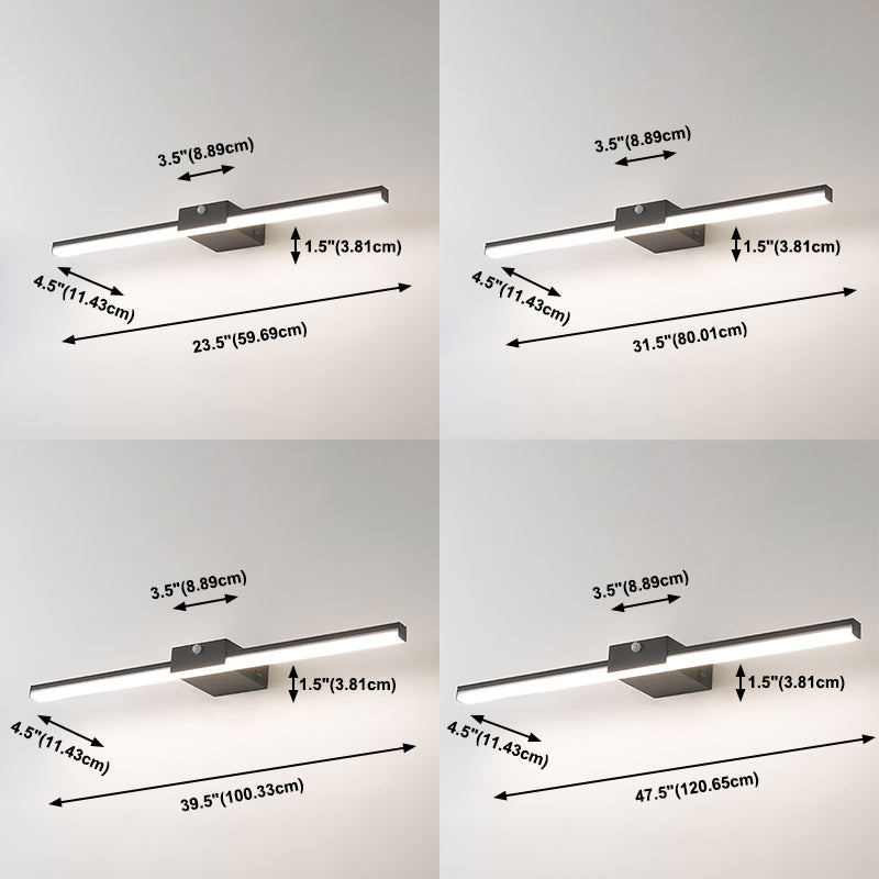 Modern Intelligent Sensor Led Lighting with Metal and Acrylic for Bathroom Washing Room
