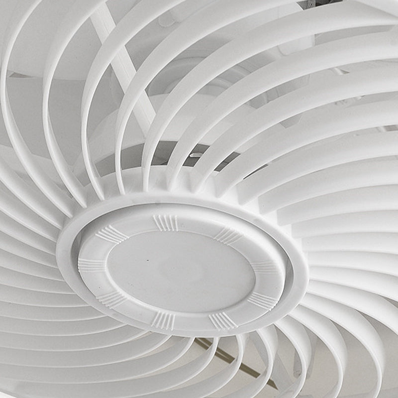 Abgerundete Deckenventilator Lampe Schlafzimmer Metall Nordic Style LED Semi-Flush Mount Light