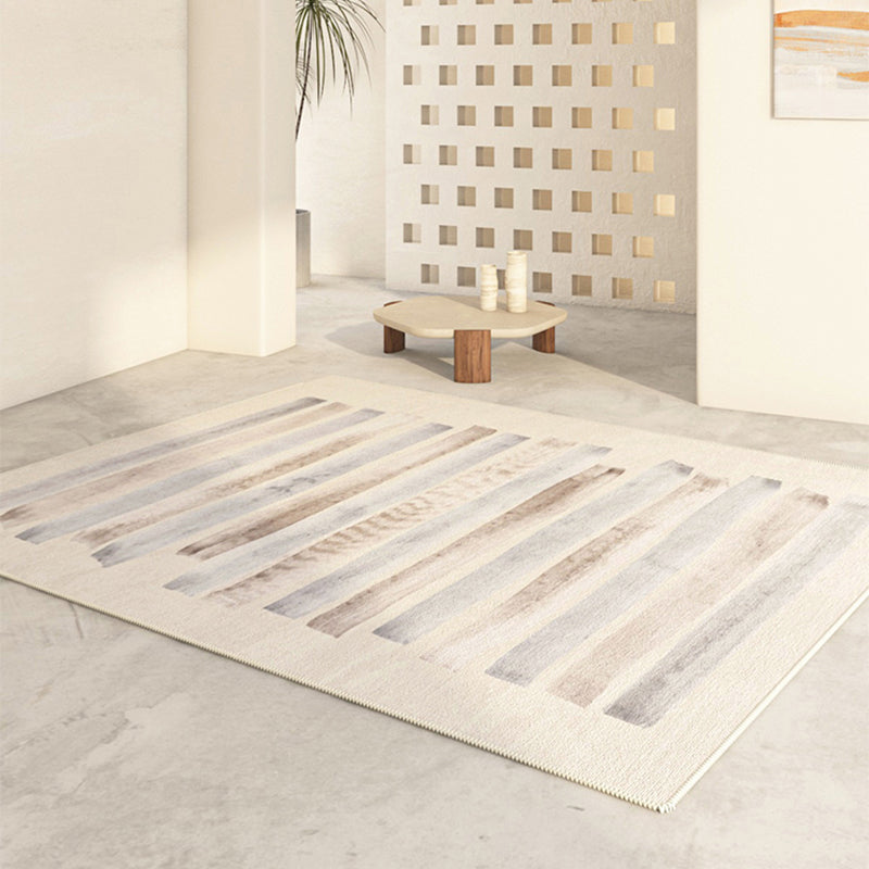 Industrial Rust Pattern Rug Polyester Indoor Carpet Non-Slip Backing Area Rug for Living Room