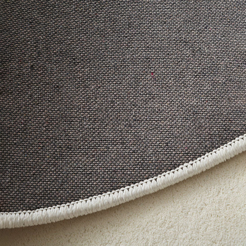 Khaki Traditional Area Rug Plaid Pattern Polyester Area Carpet Stain Resistant Rug for Home Decor