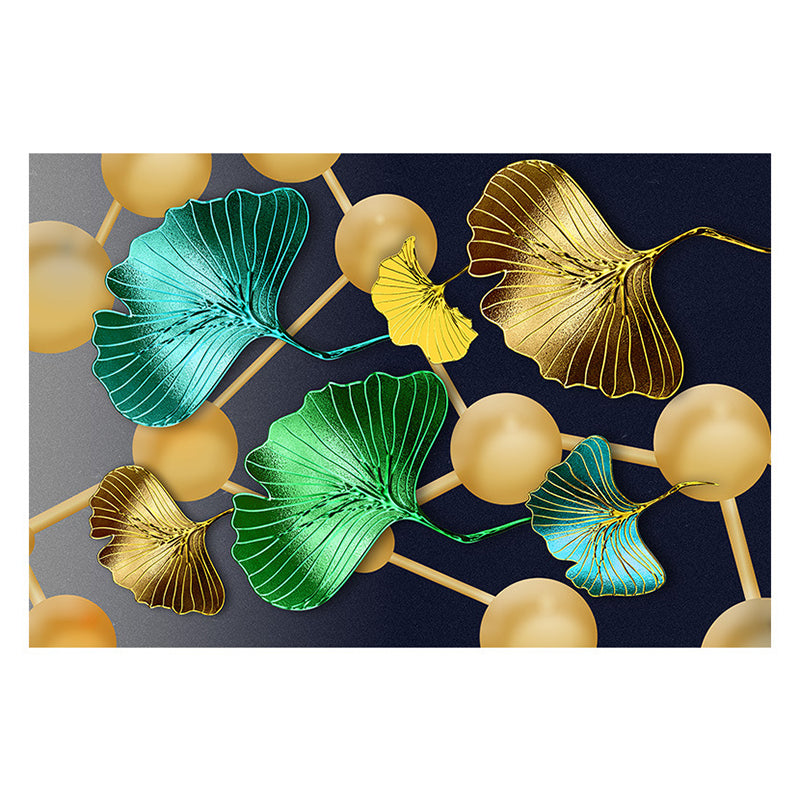 Blue Animals Print Area Rug Modern Polyester Area Carpet Anti-Slip Easy Care Rug for Home Decor