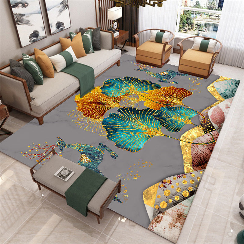 Kleurrijk modern tapijt Dierenpatroon Polyester gebiedsdeken Vlekbestendig tapijt voor woondecoratie