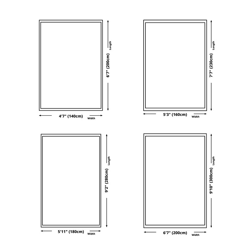 Black Modern Rug Polyester Graphic Indoor Rug Washable Area Rug for Home Decoration