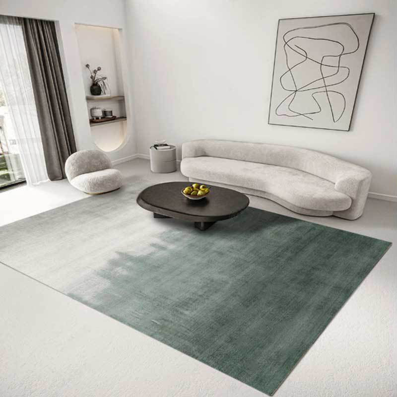 Black Modern Rug Polyester Graphic Indoor Rug Washable Area Rug for Home Decoration