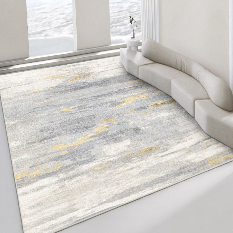 Nostalgia Ombre Print Rug Polyester Indoor Carpet Stain Resistant Area Carpet for Living Room