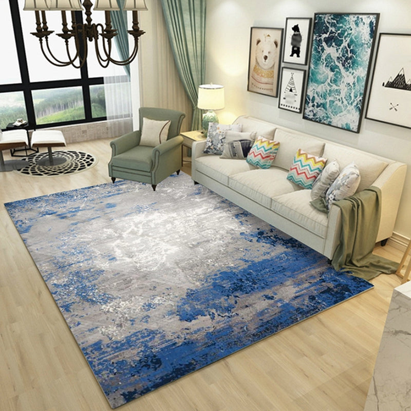 Gold Modern Carpet Polyester Graphic Carpet Non-Slip Backing Carpet for Home Decor