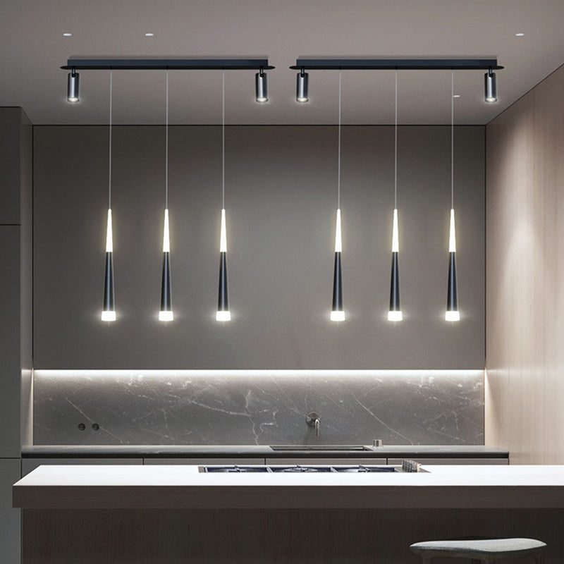 Characteristic Minimalism Modern Light Luxury Style LED Island Chandelier Light for Dining Room