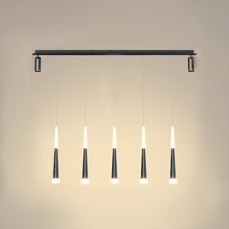 Characteristic Minimalism Modern Light Luxury Style LED Island Chandelier Light for Dining Room