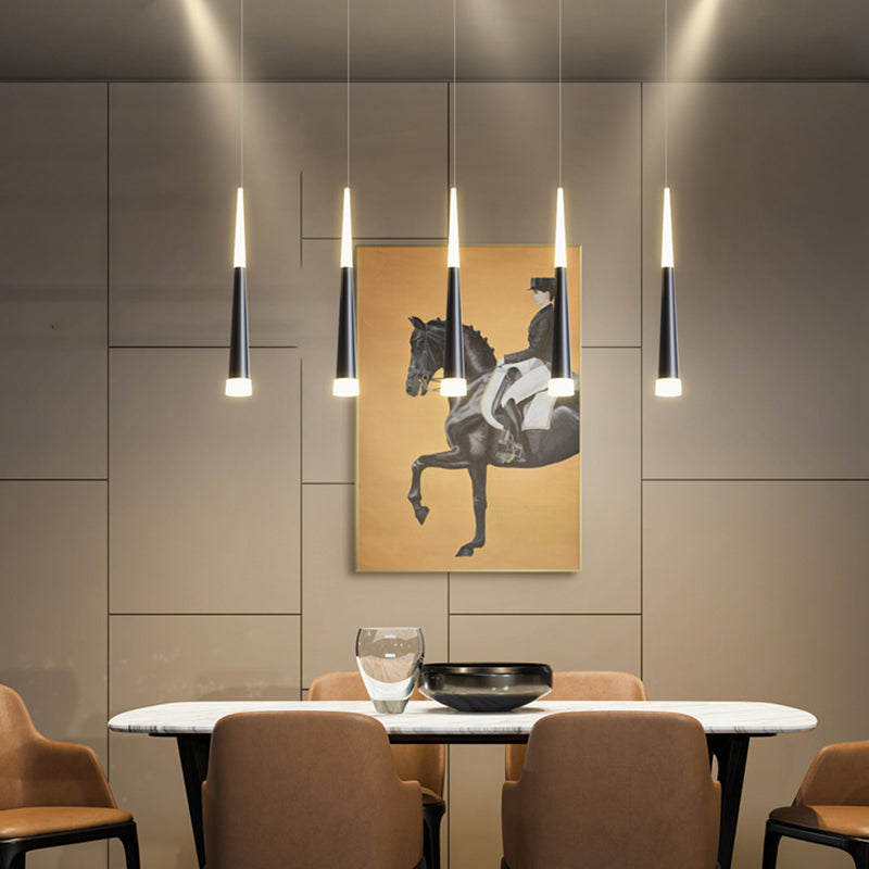 Characteristic Minimalism Modern Light Luxury Style LED Island Chandelier Light for Dining Room