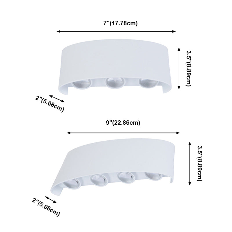 Multi Lights Curve Mur Murd Lampes