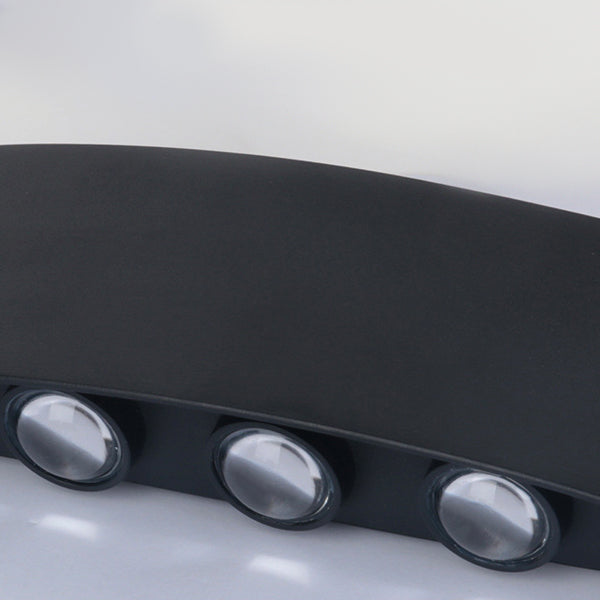 Lampade a parete a parete multi -luci in alluminio in alluminio in stile moderno lampada con appuntamento con appunti con appunti parete