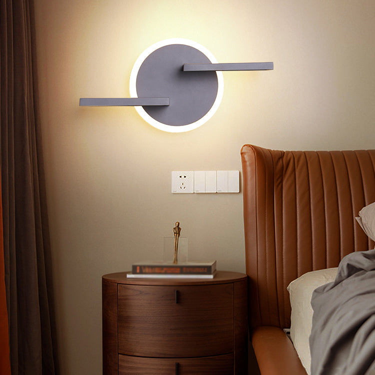 1-Light Metal Sconce Lighting Fixtures Geometric Modern Style Wall Lamp Sconce