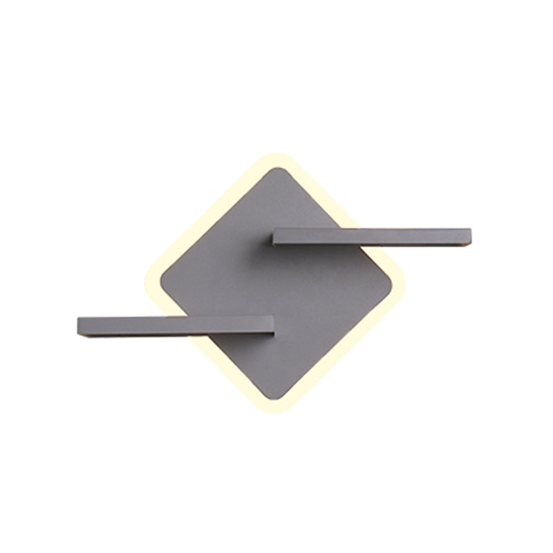 1-Light Metal Sconce Lighting Fixtures Geometric Modern Style Wall Lamp Sconce