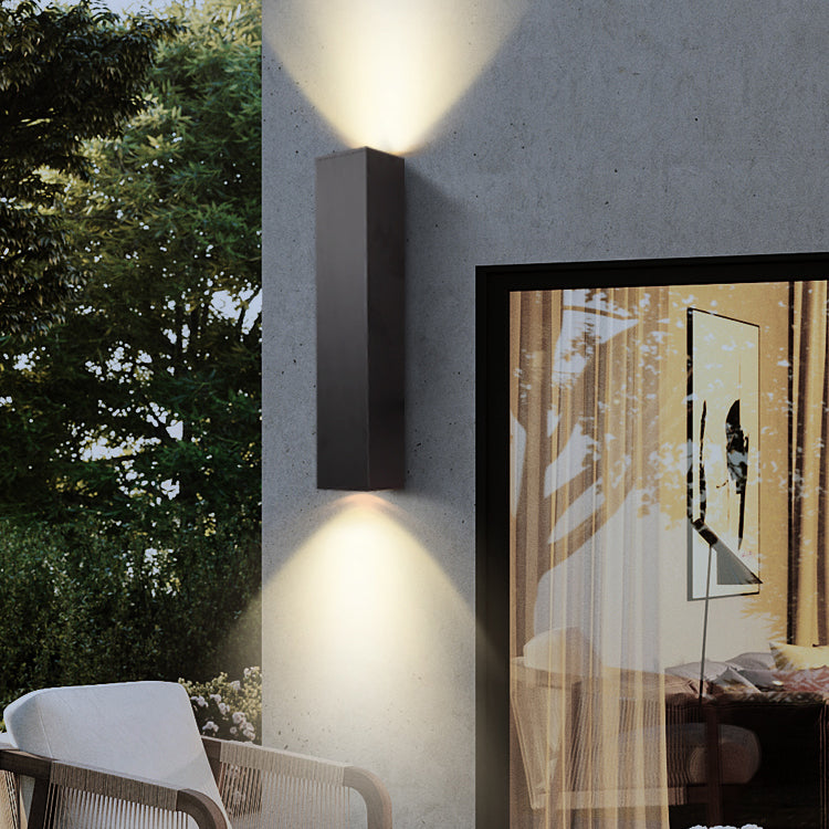 Aluminum Geometric Wall Lamp Fixtures Modern Style 2-Lights Wall Sconce Fixtures