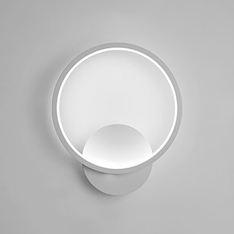 Lumières à nuances géométriques en métal Modern Simple Style 1 HEAD WALL MOUR MOURNAL