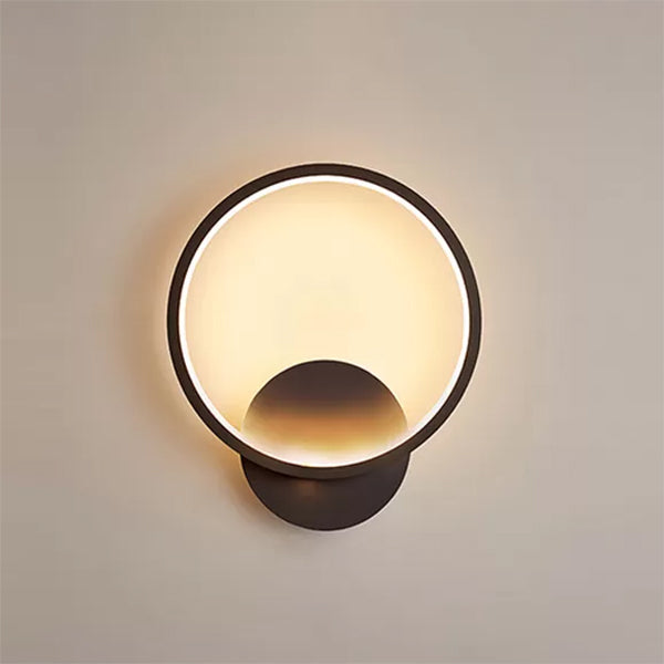 Lumières à nuances géométriques en métal Modern Simple Style 1 HEAD WALL MOUR MOURNAL