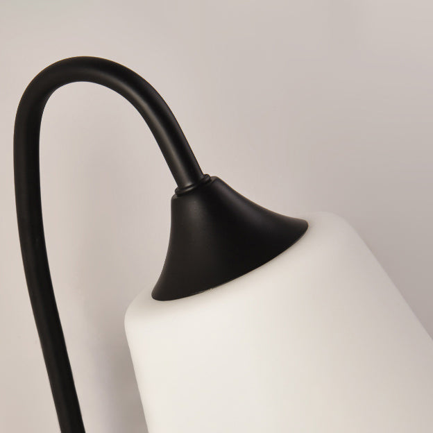 Aparcos de pared de pared de cono de 1 luces de estilo de pared de vidrio de estilo simple