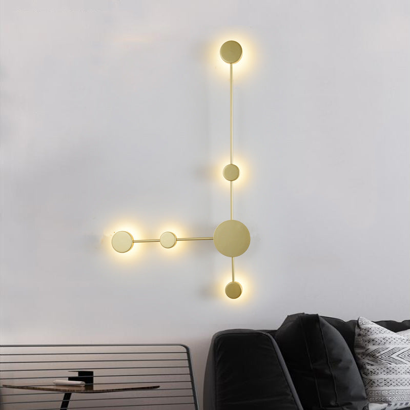 Modern Wall Sconce Lighting GEOMETRIC SCONCE LARMINE LAGUE MOLTO MOLTO PER LAVORO PER SOGGIORI
