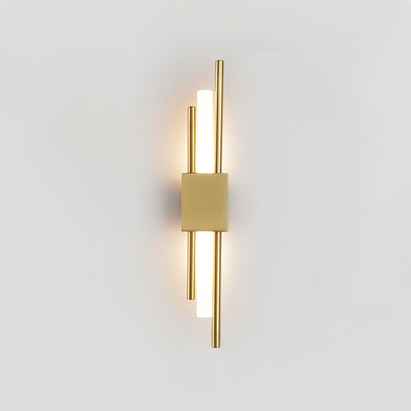 Iluminación de la pared de la pared cilindro luces de pared modernas metal 1 lámparas de luz de luz