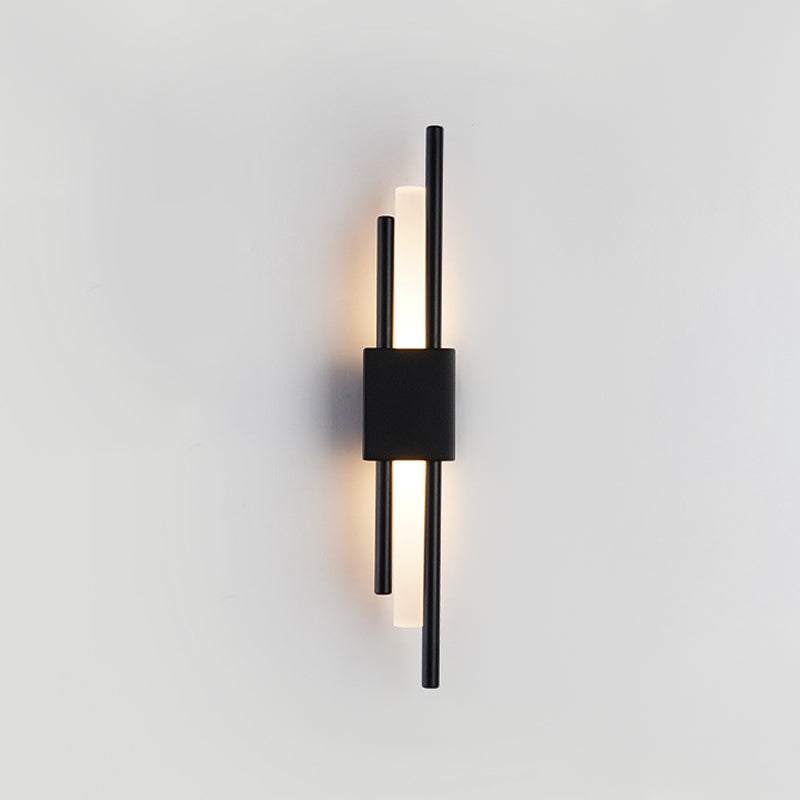 Iluminación de la pared de la pared cilindro luces de pared modernas metal 1 lámparas de luz de luz