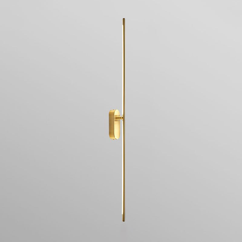 Lámpara de pared moderna de la pared Lucina de pared de pared Luz de metal en acabado dorado