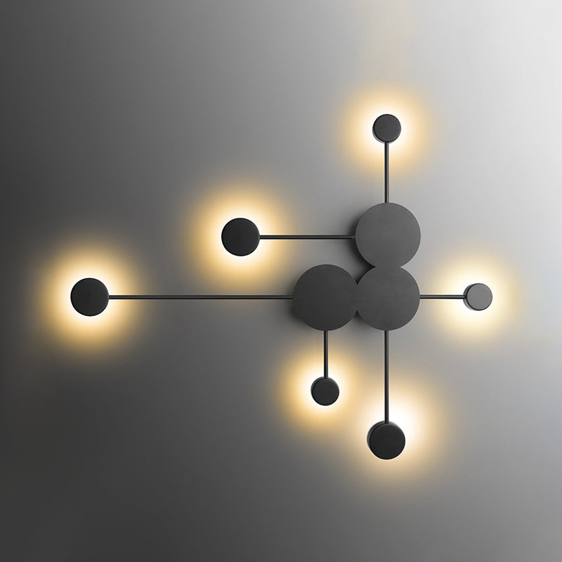 Geometric Wall Sconce Lights Modern Wall Sconce Lighting Metal 6 Light Sconce Lights