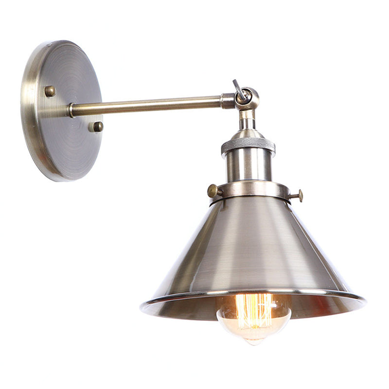 Éclairage mural géométrique Verre de style moderne 1 La tête de la tête luminaire monté en bronze en bronze