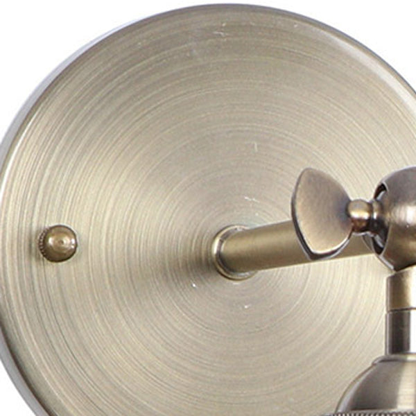 Éclairage mural géométrique Verre de style moderne 1 La tête de la tête luminaire monté en bronze en bronze