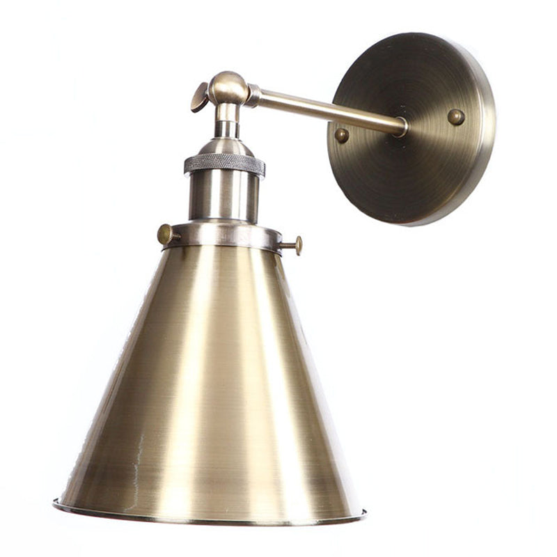 Éclairage mural géométrique Verre de style moderne 1 La tête de la tête luminaire monté en bronze en bronze