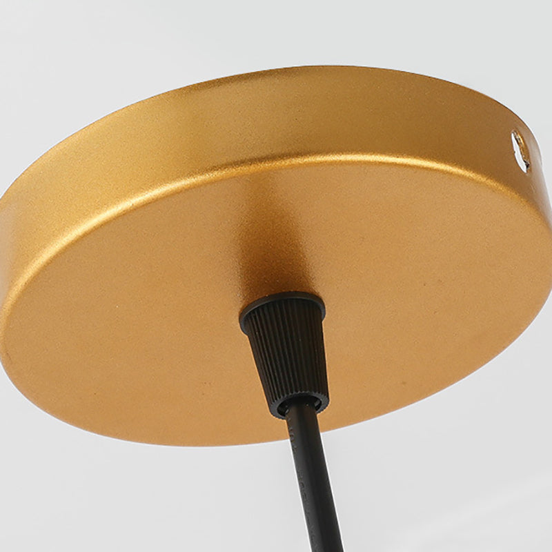 Estilo contemporáneo geométrico geométrico metal 1 kit de luz colgante de luz