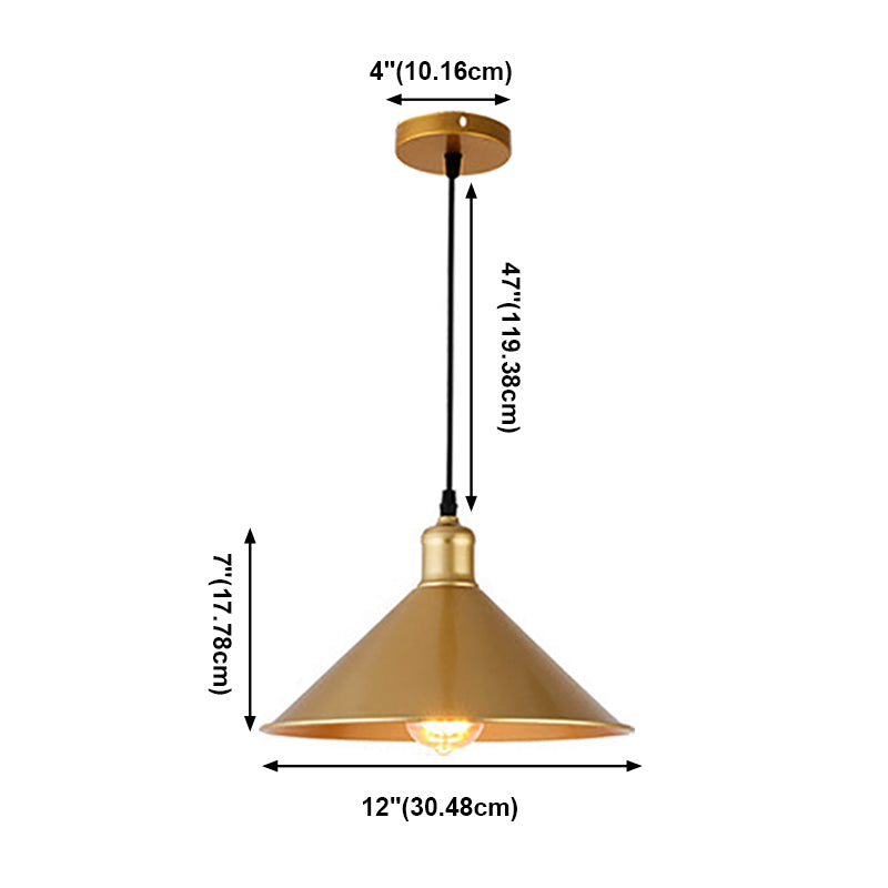 Estilo contemporáneo geométrico geométrico metal 1 kit de luz colgante de luz