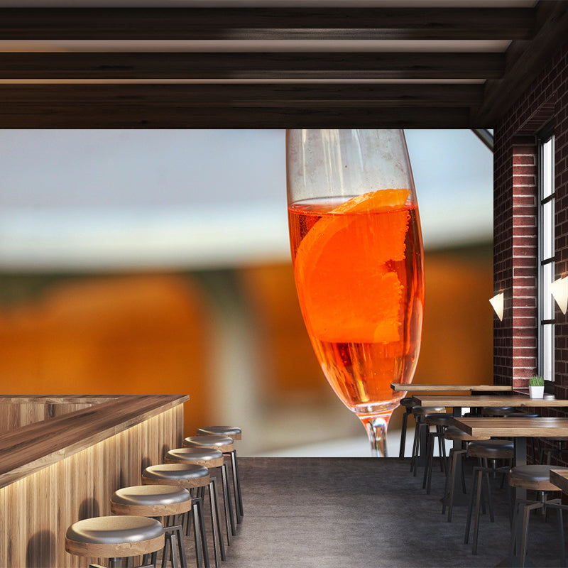 Customized Contemporary Mural Wallpaper Eco-friendly Bar Shop Wall Decor