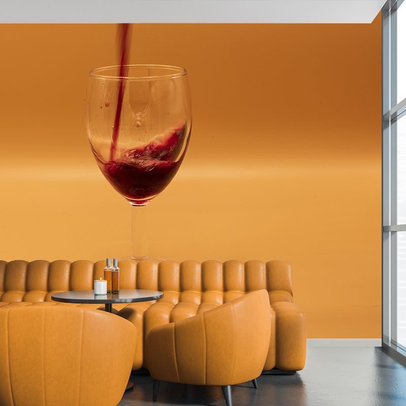 Horizontal Photography Mural Wallpaper Eco-friendly Wall Covering for Bar